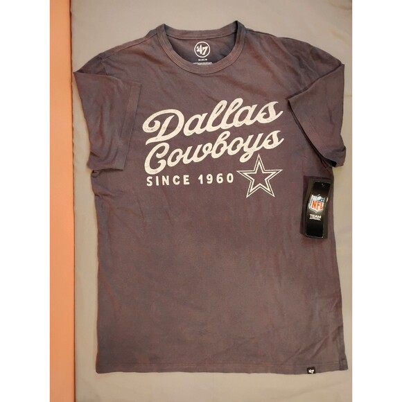Men's 47 Brand Dallas Cowboys Crewneck Short Sleeve T-shirt Navy - Picture 3 of 8